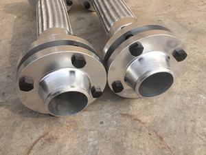 WN/RF高颈 金属软管 空压机用对焊 法兰金属软管
