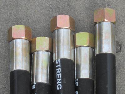 高压钢丝胶管A\D型接头连接